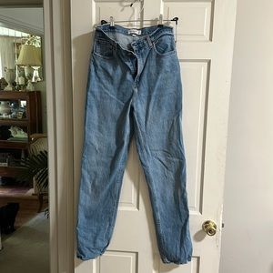 Abercrombie curve love 90s straight ultra high rise jeans size 30 long
